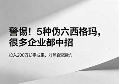做了25年六西格玛咨询，我见过最离